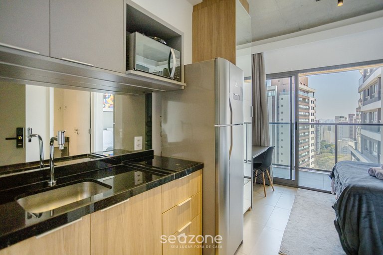 Estudio en Cond. c/ Piscina en Paraíso ONP1701