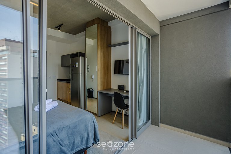 Estudio en Cond. c/ Piscina en Paraíso ONP1701