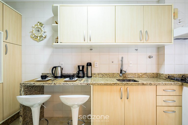 Apto 1 dormitorio 400 m de playa en BC | CEV1206