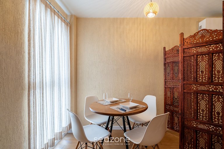 Estudio completo en el centro de Floripa EOX0705