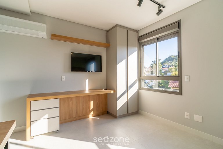 Studio en cond. totalmente equipado c gim. TRC0507