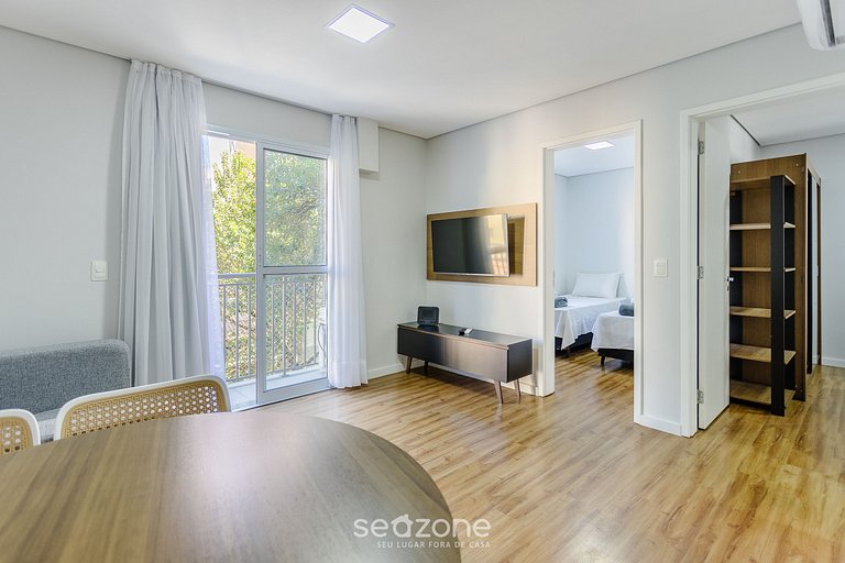 Apto em prédio c/ piscina no Bela Vista - BVA0303