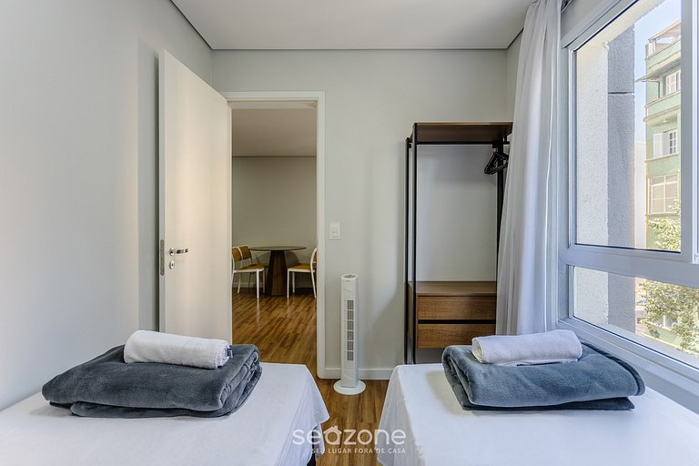 Apto em prédio c/ piscina no Bela Vista - BVA0303