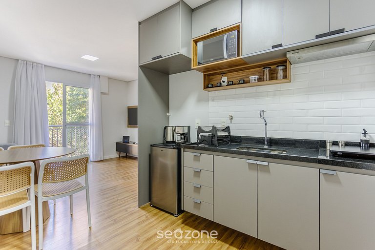 Apto en edificio c/ piscina en Bela Vista BVA0303