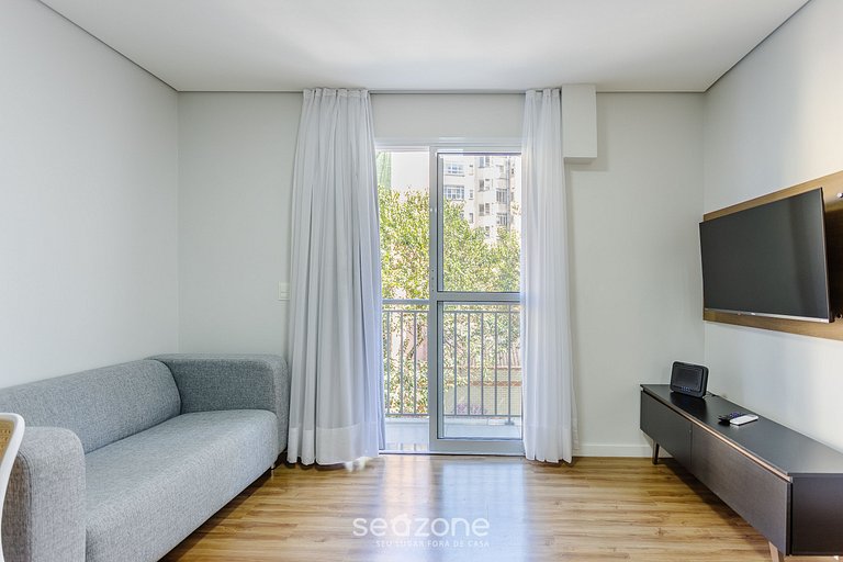 Apto en edificio c/ piscina en Bela Vista BVA0303