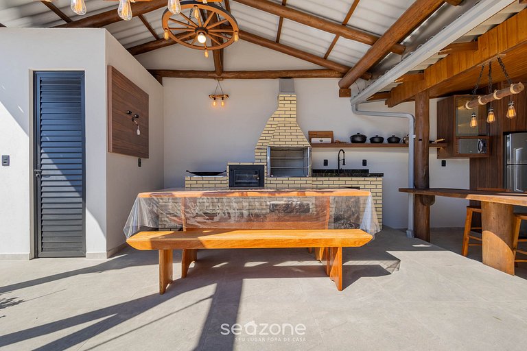 Charmoso chalé c/varanda prox. da praia VIL0002