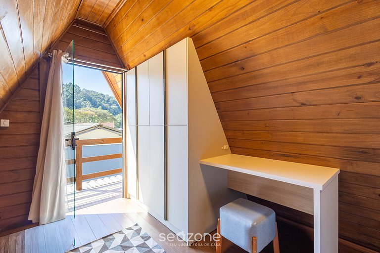 Charmoso chalé c/varanda prox. da praia VIL0002