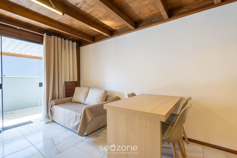 Encantadora cabaña c/ balcón cerca del mar VIL0002