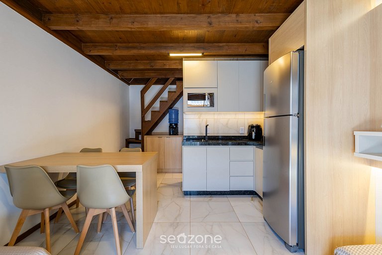 Encantadora cabaña c/ balcón cerca del mar VIL0002