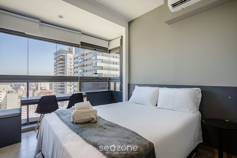 Estudio con piscina y cerca del metro FRE2112