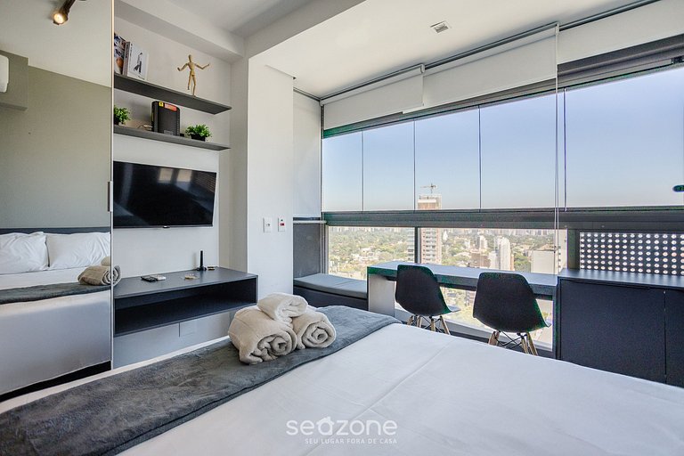 Estudio con piscina y cerca del metro FRE2112