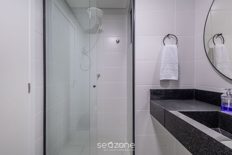 Apto c/ varanda gourmet a 400m da Praia - SKL0905