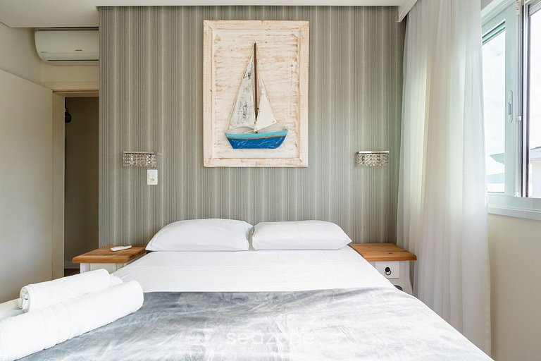 Apto c/ Vista Mar em Frente à Praia PGL0301