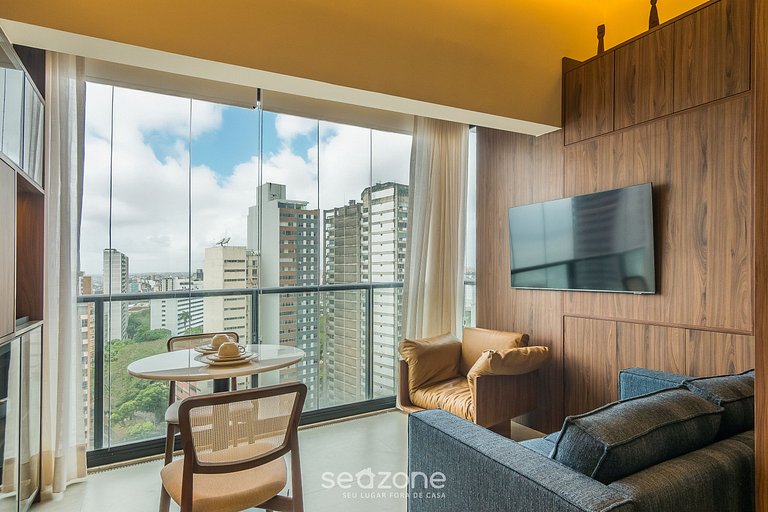 Estudio con vista lateral al mar LIV1712