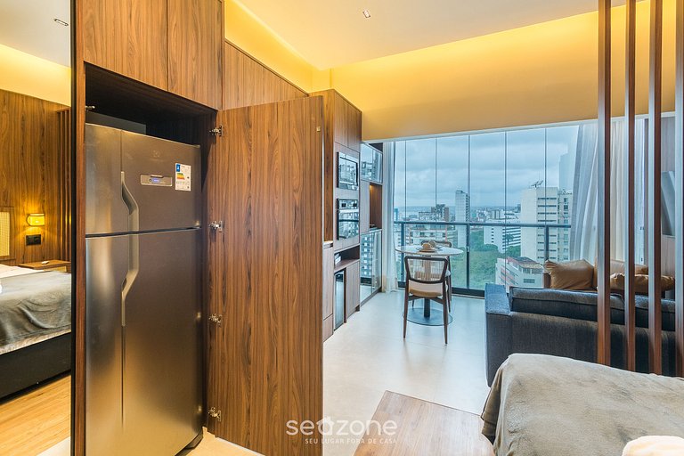 Estudio con vista lateral al mar LIV1712