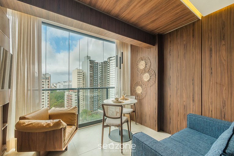 Estudio con vista lateral al mar LIV1310