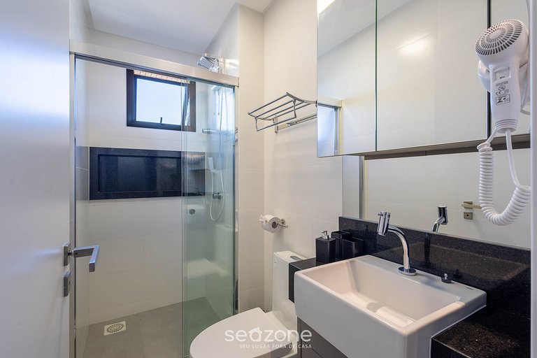 Depto con balcón, parrilla y vista al mar MHF1808