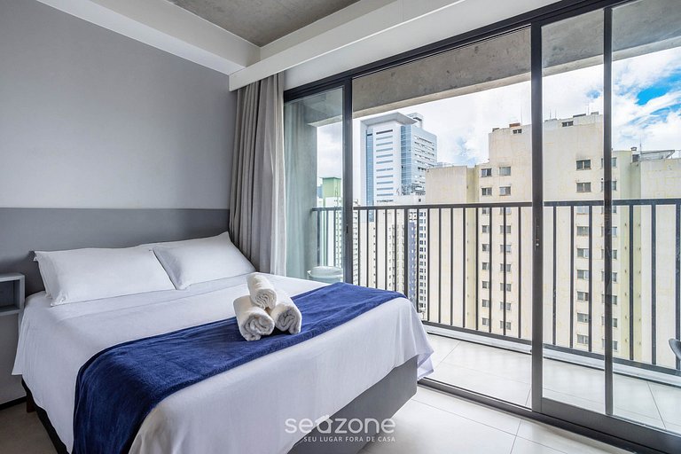 Estudio c/ balcón en Bela Vista | VNU1613