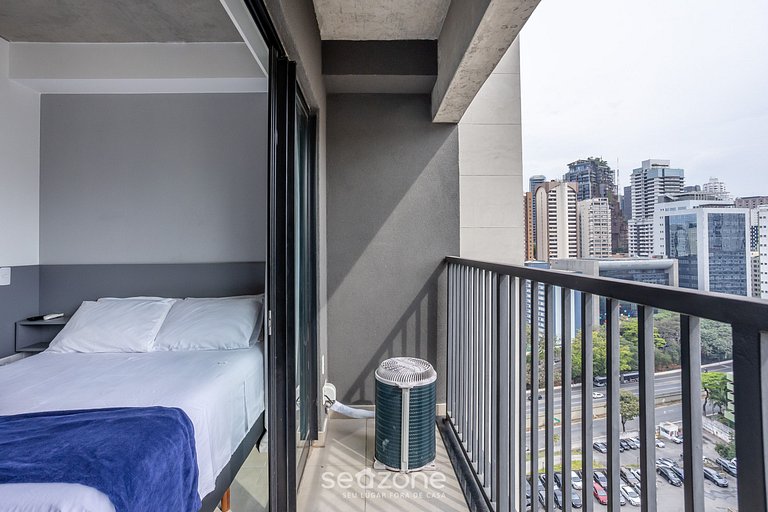 Studio c/ varanda no Bela Vista | VNU1613