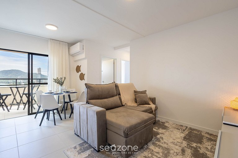 Ap 2 hab. c/balcón, barb. y vista al mar SKL1204