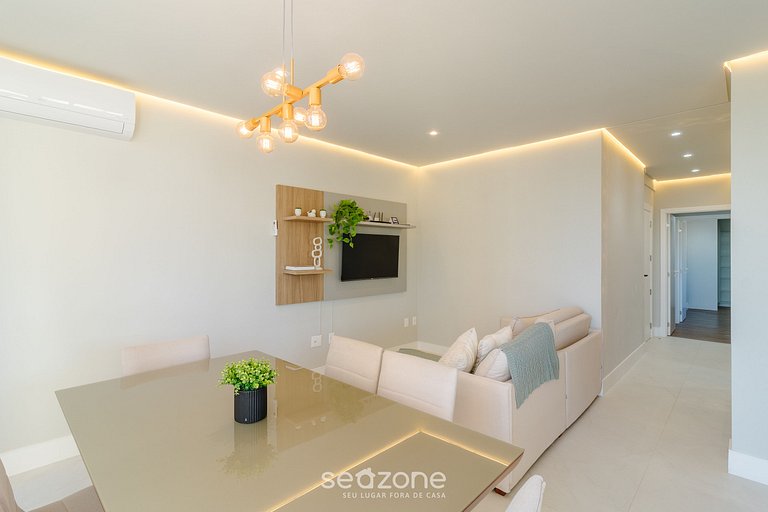 Apto c/ churrasquera a 100 m da Praia EVR1403