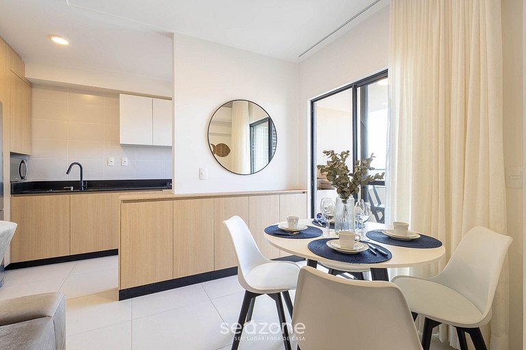 Ap 2 hab. c/balcón, barb. y vista al mar SKL1204