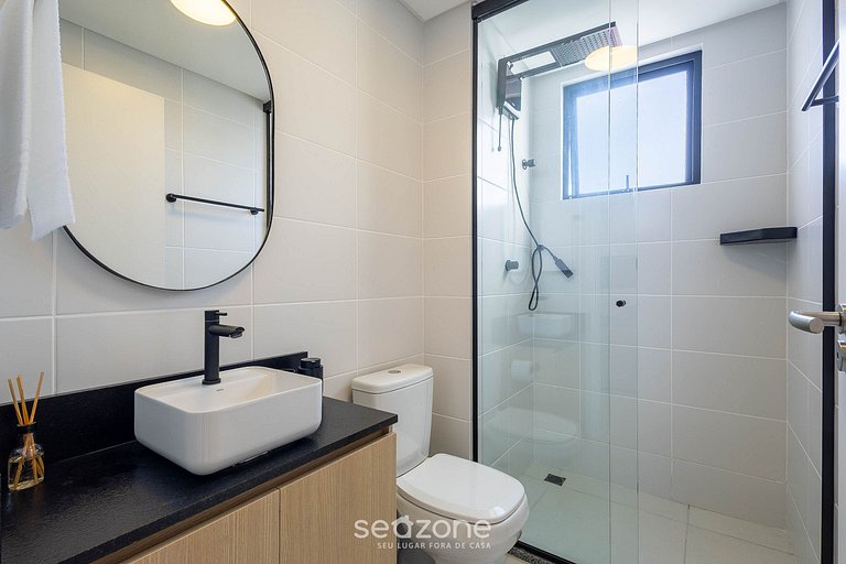 Ap 2 hab. c/balcón, barb. y vista al mar SKL1204