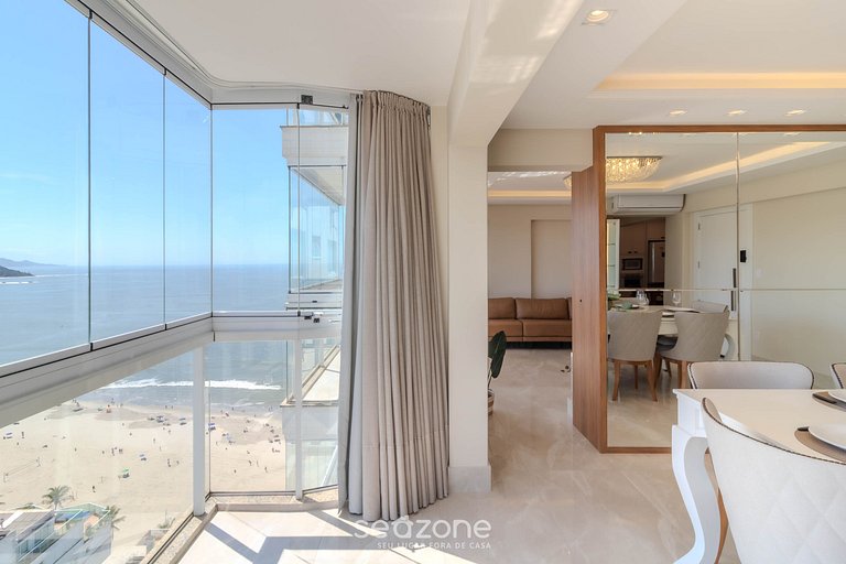 Apto Vista Mar Lateral em Frente à Praia IPTR0241