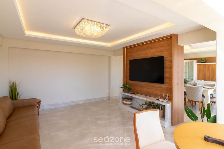 Apto Vista Mar Lateral em Frente à Praia IPTR0241