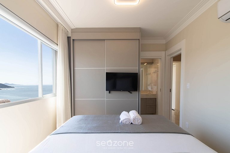 Apto Vista Mar Lateral em Frente à Praia IPTR0241