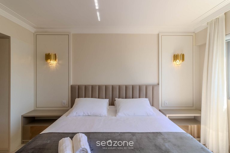 Apto Vista Mar Lateral em Frente à Praia IPTR0241