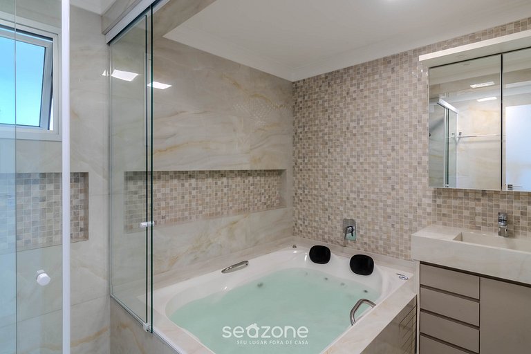 Apto Vista Mar Lateral em Frente à Praia IPTR0241