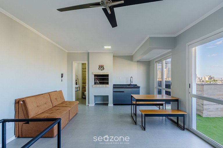 Apto com cobertura e vista espetacular PMN0901