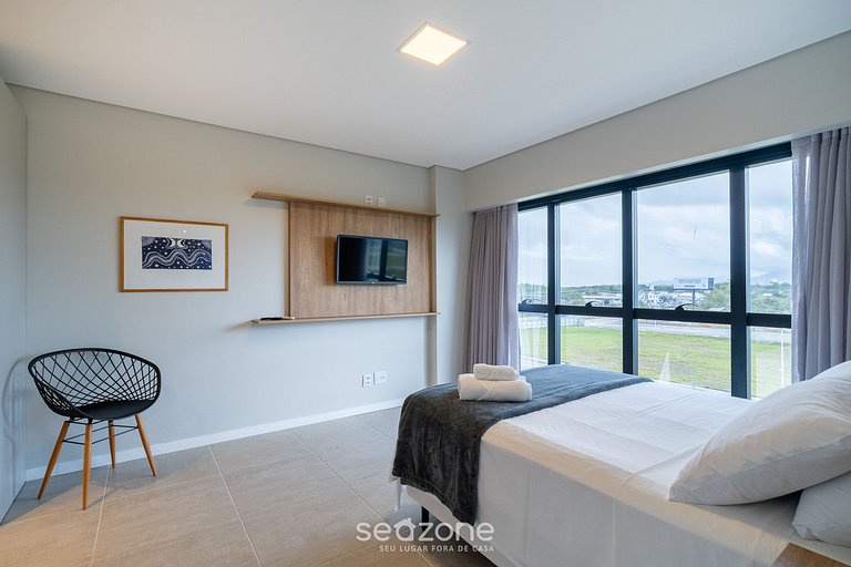 Apto en condominio con piscina en Floripa OKA0135