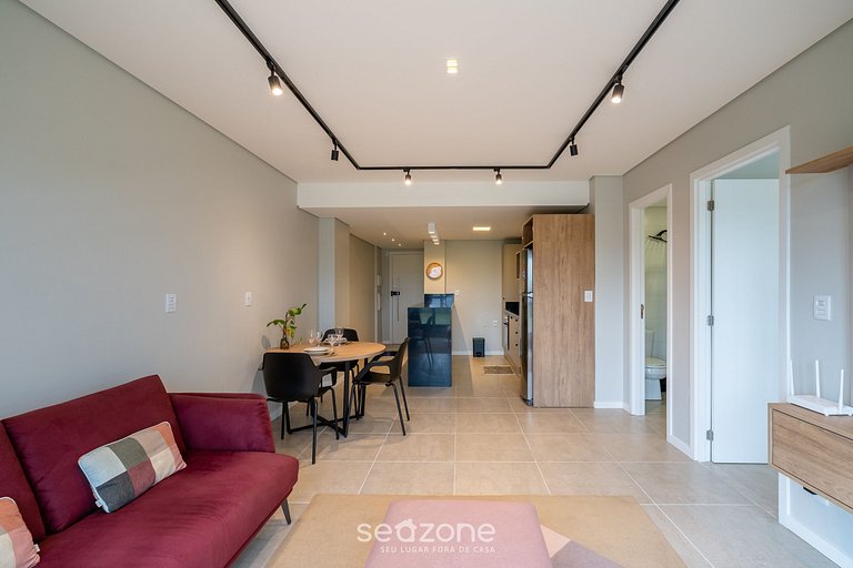 Apto en condominio con piscina en Floripa OKA0135