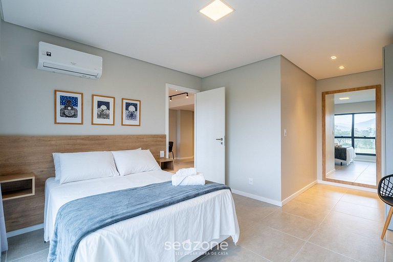 Apto en condominio con piscina en Floripa OKA0135