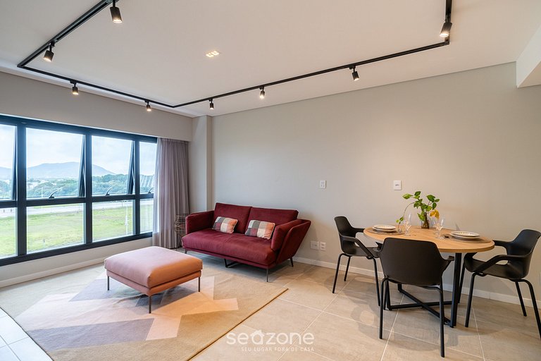 Apto en condominio con piscina en Floripa OKA0135