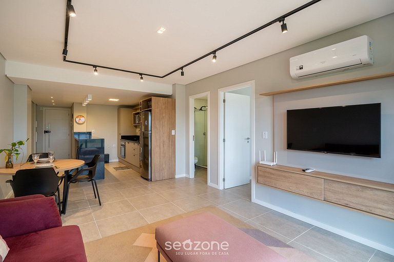 Apto en condominio con piscina en Floripa OKA0135