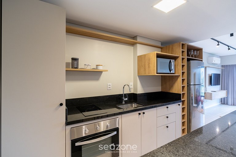 Apto en condominio con piscina en Floripa OKA0135