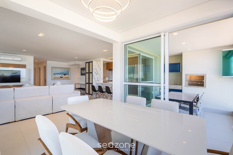 Dpto c/ balcón, parrilla y vista al mar SHC0801