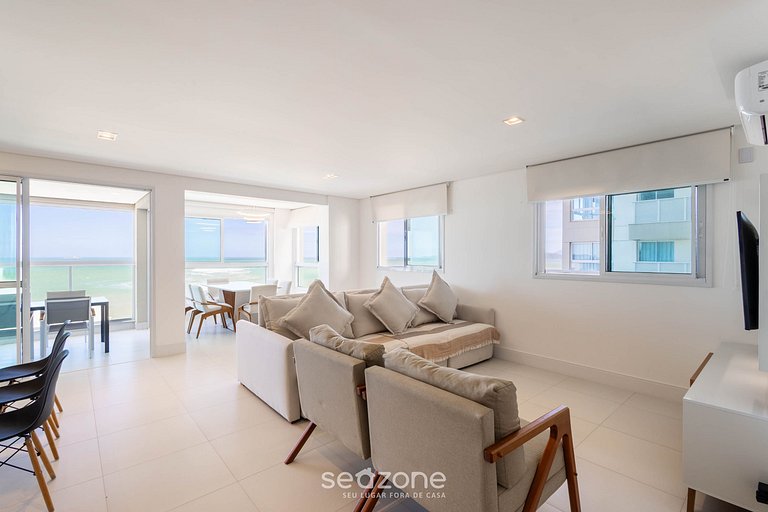 Dpto c/ balcón, parrilla y vista al mar SHC0801