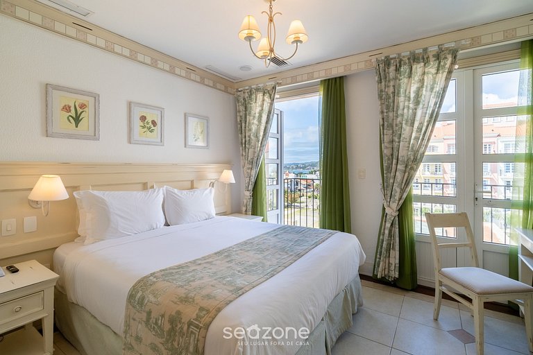 Estúdio com vista mar em Resort c/ piscina ILC3412