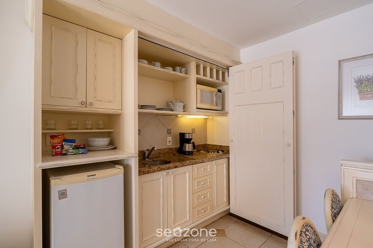 Estudio en Jurerê suite hermosa vista al mar ILC3415 Seazone