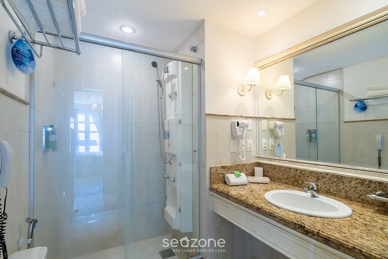 Estudio en Jurerê suite hermosa vista al mar ILC3415 Seazone