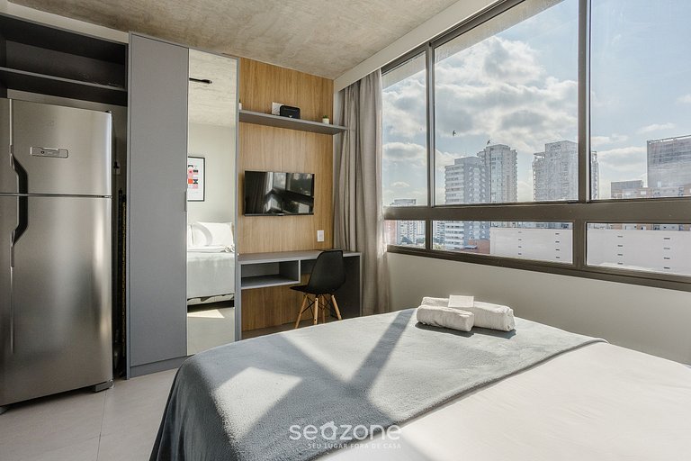 Apto en cond. c/ gimnasio, 400m del Metro ODM1203