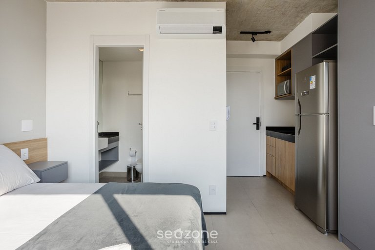 Apto en cond. c/ gimnasio, 400m del Metro ODM1203