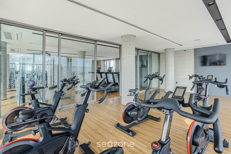 Studio em cond. c/ academia, 400m do Metrô ODM1203