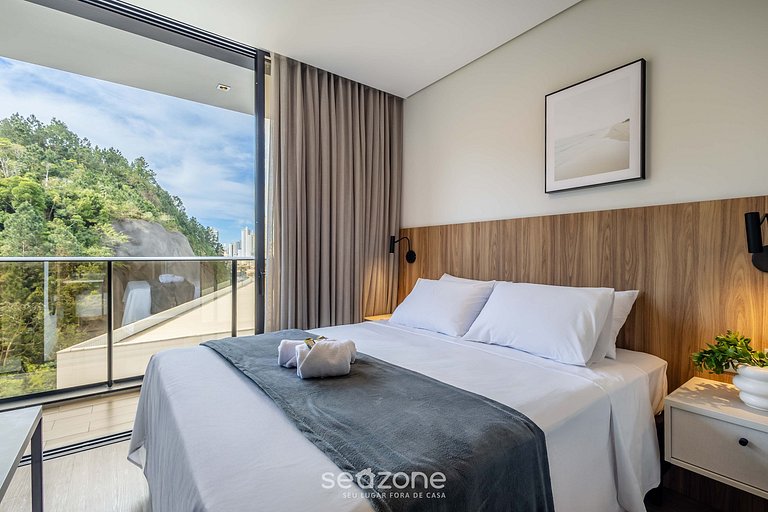 Apto c/ barbacoa en condominio con piscina TSO0403