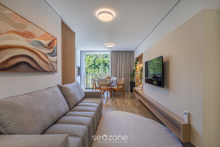 Apto c/ barbacoa en condominio con piscina TSO0403