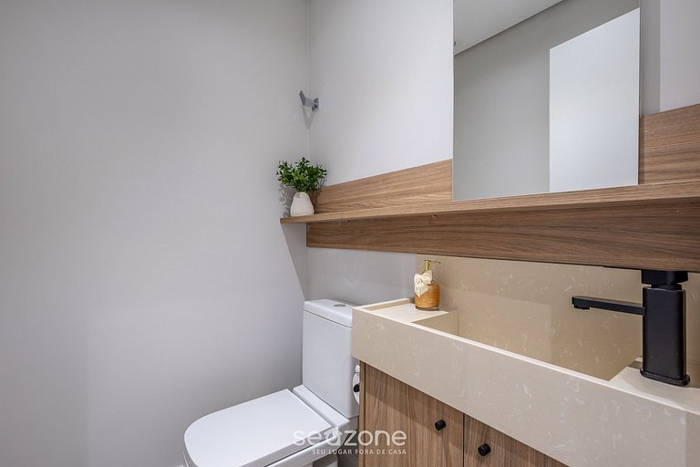 Apto c/ barbacoa en condominio con piscina TSO0403